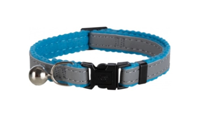 Ошейник для кошек светоотражающий с колокольчиком TRIXIE Safer Life