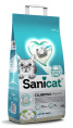 Наполнитель бентонитовый Sanicat Clumping White Cotton Fresh (аромат хлопка) (10 л)