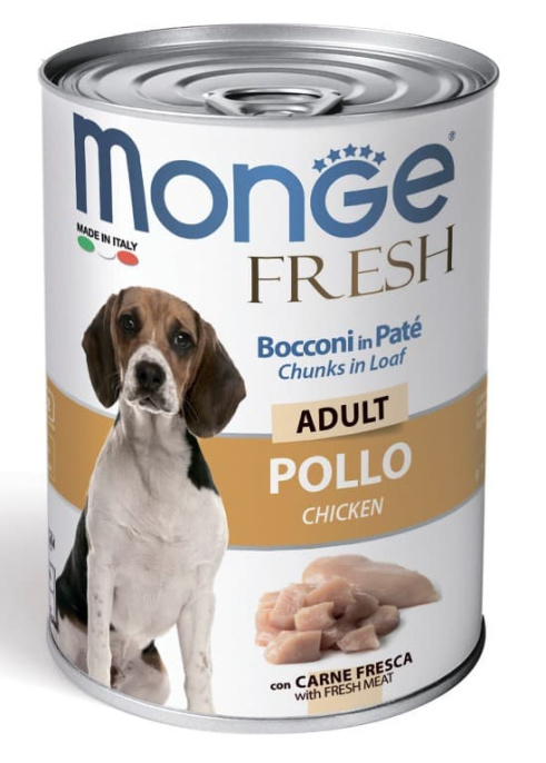 Консервы для собак Monge Fresh Dog Adult Chicken (курица) (400 гр.)