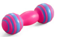 Triol Игрушка для собак из винила "Гантель полосатая", 110мм