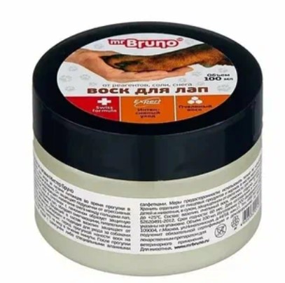 Воск для лап собак Mr.Bruno  (100 мл)