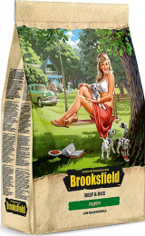 Сухой корм для щенков Brooksfield Low Grain Puppy (говядина, рис)