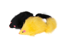 Игрушка для кошек "Мышь цветная" TRIOL M003C (24 шт)