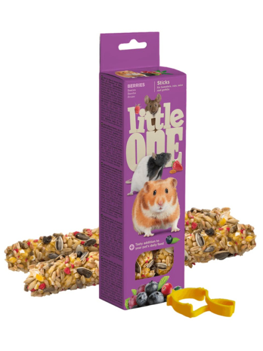 Палочки для грызунов с ягодами Little One (2х60 гр.)