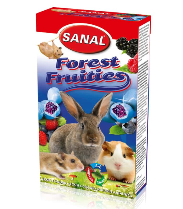 Лакомство для грызунов с лесными ягодами Forest Fruities SANAL (50 гр)