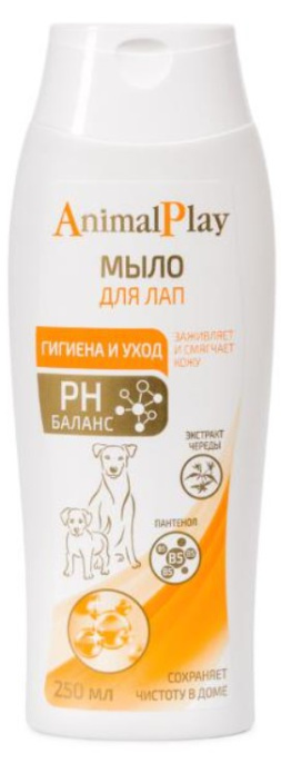 Мыло жидкое для лап собак Animal Play (250 мл)