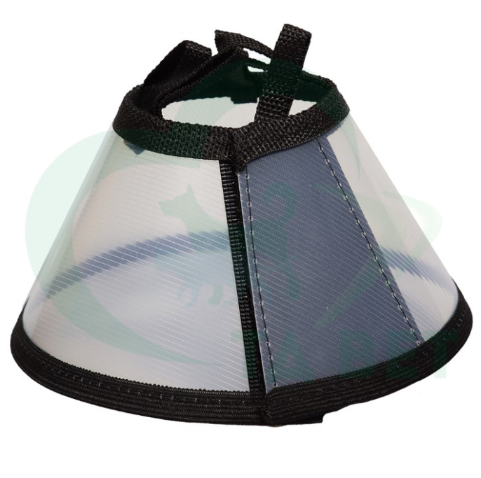 ТД ВЕТ Воротник защитный пластиковый рифленый (40 см обхват шеи до 63 см)