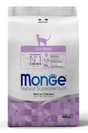 Сухой корм для кошек Monge Cat Sterilised (курица)