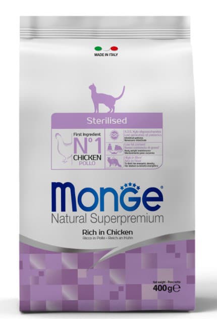 Сухой корм для кошек Monge Cat Sterilised (курица) (1,5 кг)