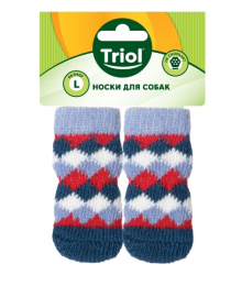 Носки для собак "Ромбы" Triol