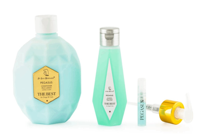 Набор Pegasus кондиционер для длинной шерсти 500 мл, шампунь 120 мл + парфюм 2 мл ISB The Best line (500 мл/ 120 мл/ 2 мл)
