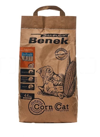 Кукурузный наполнитель Super Benek Corn Cat Морской бриз (7 л)