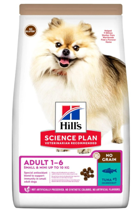 Сухой корм для собак Hill's Science Plan No Grain Adult Small & Mini (тунец) (1.5 кг)