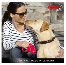 Поводок-рулетка Flexi NEW CLASSIC красный (лента)