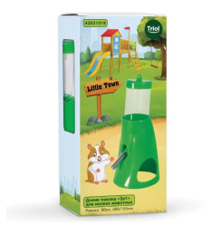 Домик-поилка для грызунов LITTLE TOWN "2в1" Triol