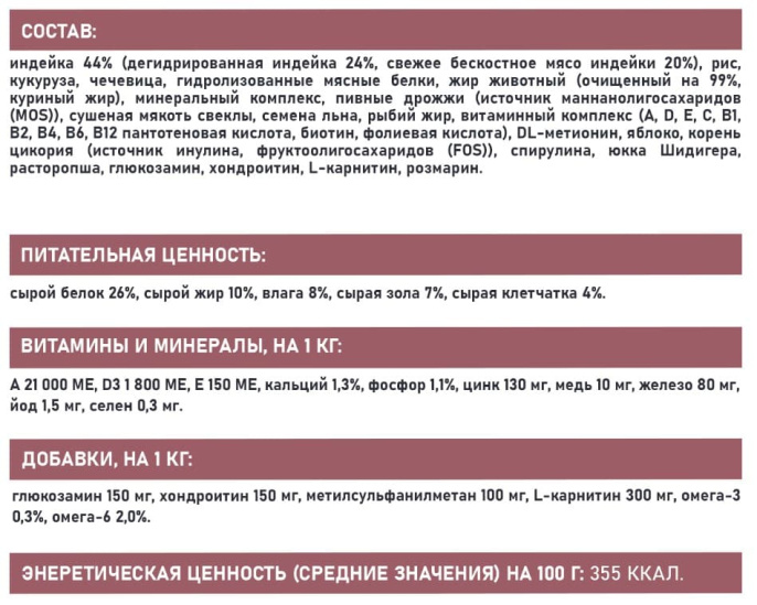 Сухой корм для собак Award Special Care Weight Control Adult Dog (индейка) (2 кг)