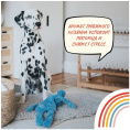 Игрушка для собак My Dog Обезьяна-шуршалка с кармашком (40 см)