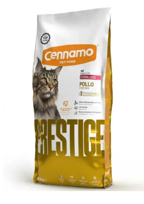 Сухой корм для кошек Cennamo Prestige PRC Sterilized Pollo Adult Cat (курица) (1,5 кг)
