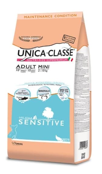 Сухой корм для собак Unica Classe Adult Mini Sensitive (Тунец)