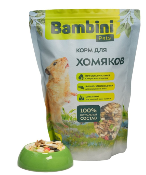 Корм для хомяков Bambini Pets (400 гр)