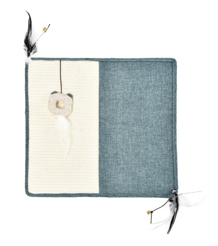 Triol Коврик-когтеточка для кошек Инь-янь с игрушкой