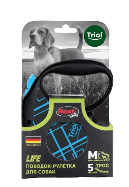 Поводок-рулетка для собак Flexi Life Lines (трос)