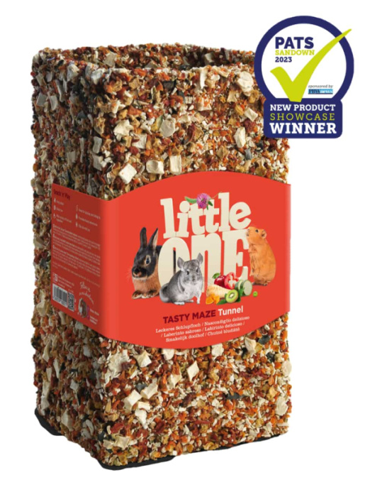 Лакомство-игрушка для грызунов туннель большой «Вкусная лазейка» Little One (32110) (410 гр.)