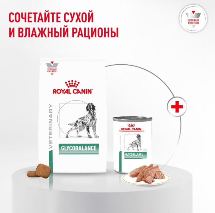 Влажный корм для собак при диабете Royal Canin Glycobalance Dog (195 гр.)