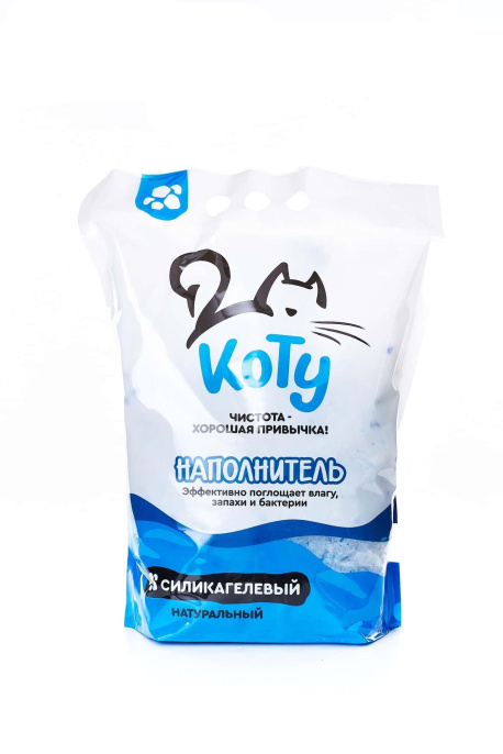 КОТУ Силикагелевый наполнитель (без запаха) (4 л.(1,5 кг))