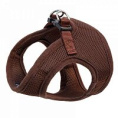 Комплект шлейка-жилетка и поводок нейлоновый TRIOL коричневый (S 350 мм)