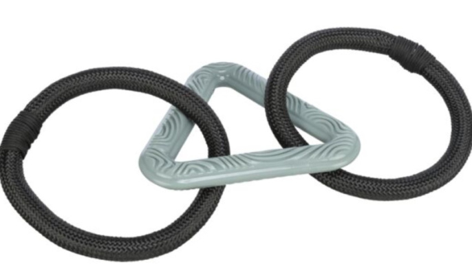 TRIXIE Игрушка для собак CityStyle Треугольник с веревочными кольцами, 44 см