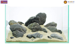 Набор камней разных размеров GLOXY Песчанная буря (уп 20 кг)