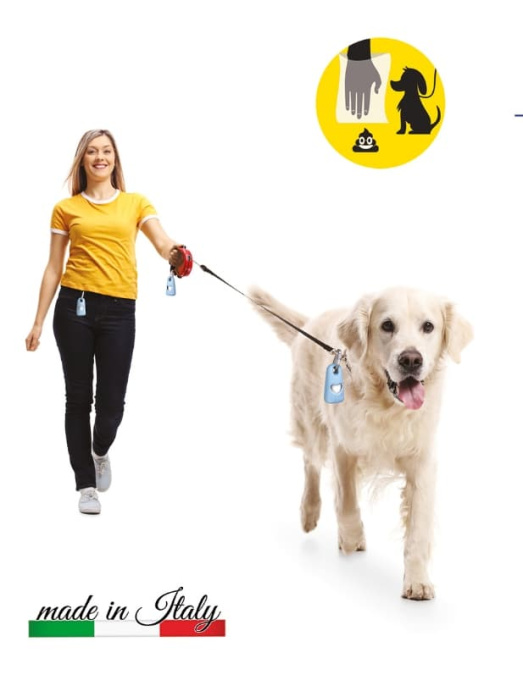 Georplast Держатель мешочков для экскрементов с пакетами