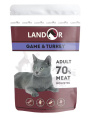Влажный корм для кошек LANDOR Adult Cat (индейка, куропатка)