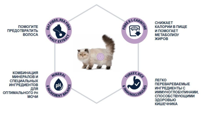 Сухой корм для кошек Advance Cat Adult Sterilized Hairball (индейка и ячмень) (1,5 кг)