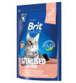 Сухой корм для кошек Brit Premium Cat Sterilised Salmon (лосось, курица) (400 гр)