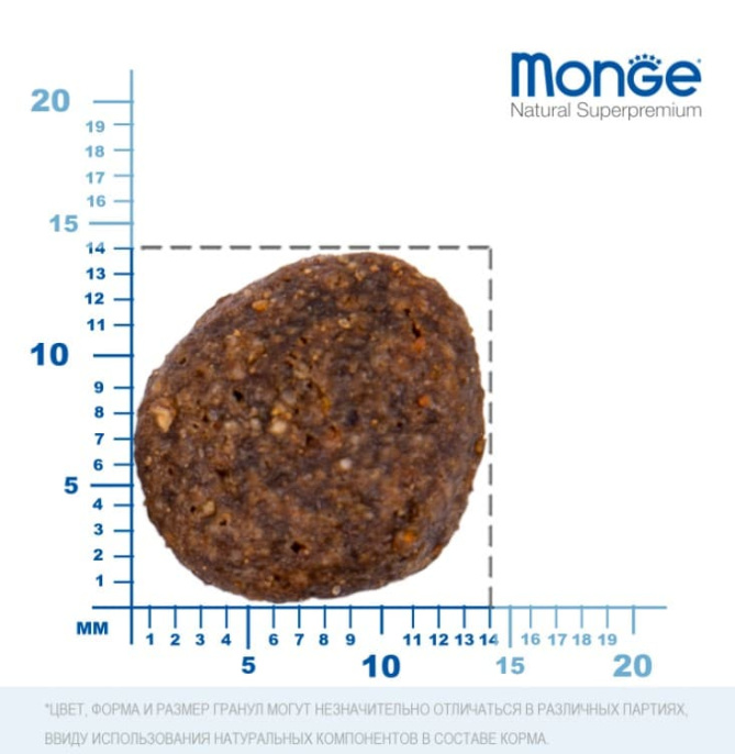 Сухой корм для собак Monge Dog Monoprotein Adult All Breeds (форель, рис) (2,5 кг)