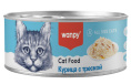 Консервы для кошек Wanpy Cat (курица, треска) (95 гр)