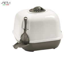 Закрытый угловой туалет для кошек CORNER