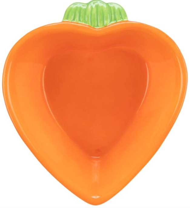 TRIXIE Миска для грызунов Морковь, 12 х 11 см