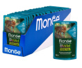 Влажный корм для кошек Monge Cat BWild Sterilised Grain Free (тунeц, креветки, овощи) (85 гр.)
