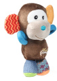 Игрушка для собак GiGwi Plush Friendz Обезьянка с пищалкой (16 см)