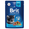 Влажный корм для котят Brit Premium Kitten Chicken Chunks (цыпленок в соусе) 85 гр (85 гр.)
