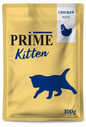 Влажный корм для котят PRIME Паштет Kitten (курица)