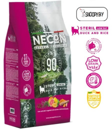 Сухой корм для кошек Necon Natural Wellness Low Fat Sterilized (утка, рис)