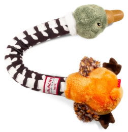 Игрушка для собак GiGwi Crunchy Neck Утка с хрустящей шеей и пищалкой