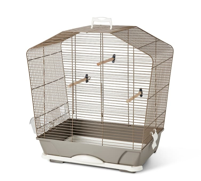 Клетка для птиц SAVIC Camille 40 (53,5 x 32 x 55 см, теплый серый)