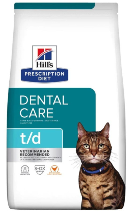 Сухой корм для кошек Hill's Prescription Diet t/d Dental Care (курица) (1.5 кг)