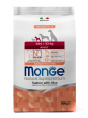 Сухой корм для собак Monge Dog Monoprotein Adult Mini (лосось, рис) (2,5 кг)