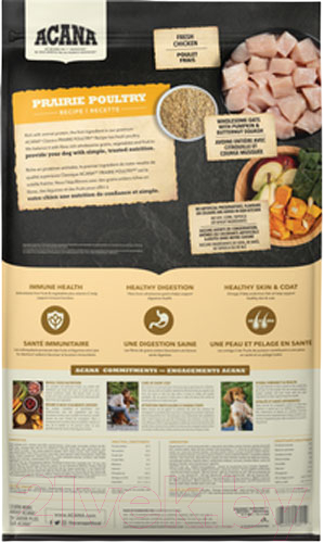 Сухой корм для собак ACANA PRAIRIE POULTRY (Птица) (14,5 кг)